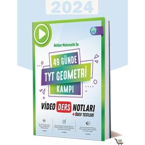 Rehber Matematik 49 Günde TYT Geometri Video Ders Notları 2024