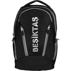 Beşiktaş Çapraz Fermuar Detaylı Sırt Çantası