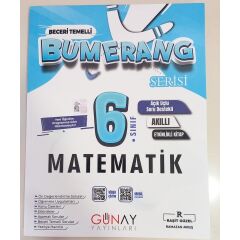 Günay Yayınları 6. Sınıf Bumerang Matematik Konu Anlatımlı Etkinlikli Soru Bankası