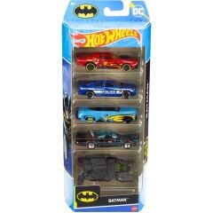 Hot Wheels 5'li Araba Seti - Batman 01806-HLY68