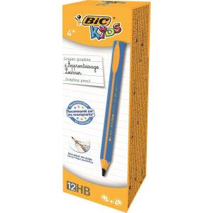 Bic Kids Evolu Hb Kurşun Kalem Mavi 12 li paket