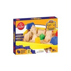 Bubu Oyun Kumu Büyük Havuzlu Kale Kalıpları Seti 1000 Gr.