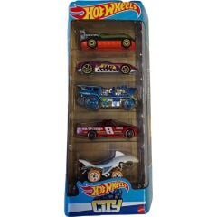 Hot Wheels 5'li Araba Seti - City 01806-HLY67
