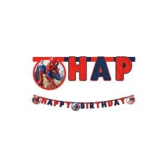 Spiderman Crime Fighter Happy Birthday Banner
