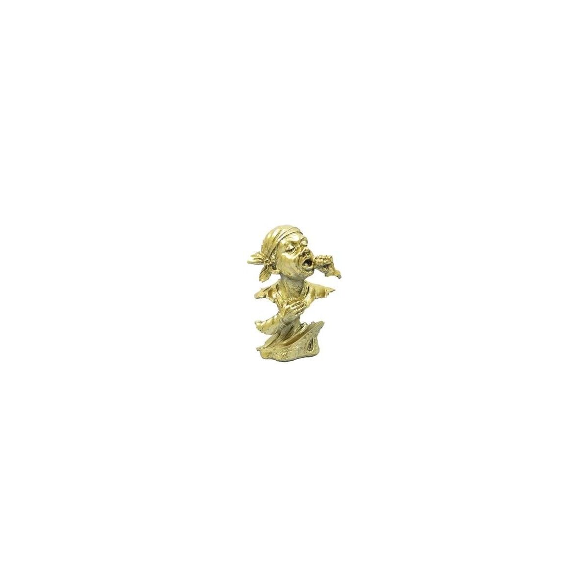 Taros Unick Color Orta Boy Şarkıcı Müzisyen Biblo Altın-Gümüş 6566