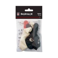 Beşiktaş Temalı Doğum Günü Balonu 12 Inch 6 Adet