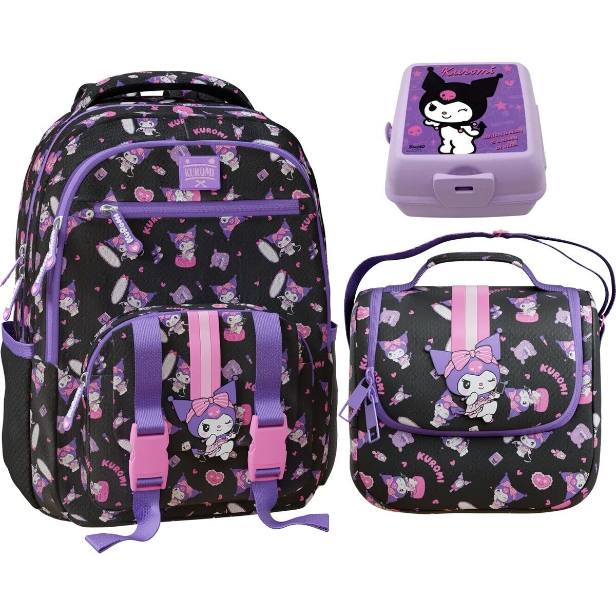 Orijinal Lisanslı Çanta + Beslenme Çantası + Beslenme Kutusu Set K-4