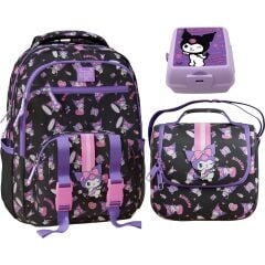 Orijinal Lisanslı Çanta + Beslenme Çantası + Beslenme Kutusu Set K-4