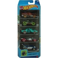 Hot Wheels 5'li Araba Seti 01806 HFV91 Street Beasts