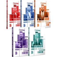 2026 KPSS Soru Bankası Seti Ciltli Tüm Dersler için Orta Seviye