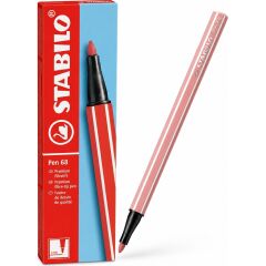 Keçe Uçlu Boya Kalemi Köpüklü Pembe 68/28 10 Lu Paket
