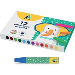 Adel 12 Li Pastel Boya  Yeni
