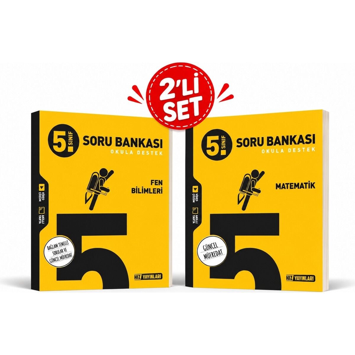 5. Sınıf Matematik Soru Bankası+5. Sınıf Fen Bilimleri Soru Bankası-Bağlam Temelli Sorular ve Güncel Müftedat