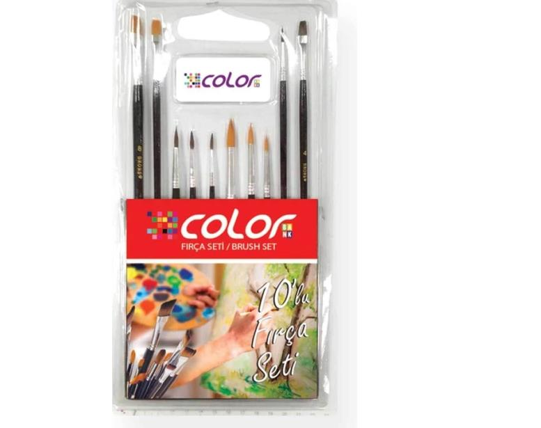 101788 Colorbank Fırca Setı 10'lu (24*4)*96