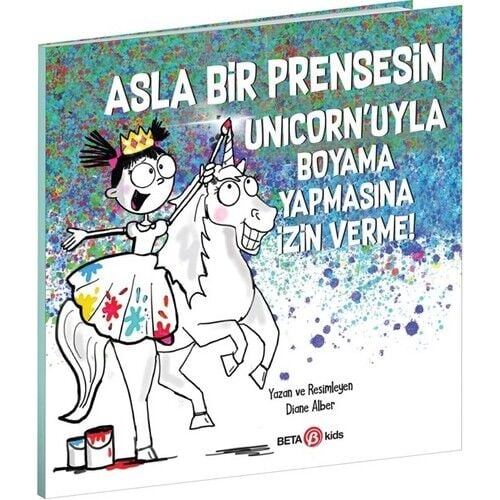 Asla Bir Prensesin Unıcorn Uyla Boyama