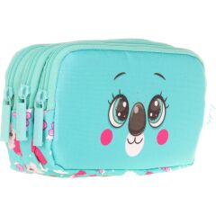 Kaukko Kıds 3 Bölmeli Kalem Çantası (cute Face Koala)