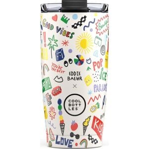 Cool Bottles Çelik Termos Bardak Matara - The Tumbler - Good Vibes 550ml