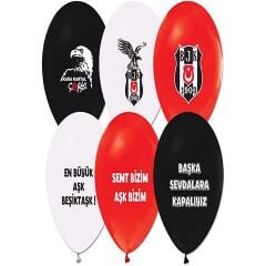 Balonevi Lisanslı Beşiktaş Baskılı Balon 8''li 7924