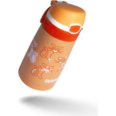 Shamobo 350 Ml Pipetli Çelik Matara Turuncu