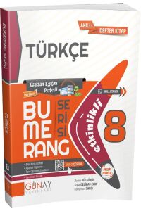 Günay Yayınları Gün&Ay Yayınları 8. Sınıf Bumerang Etkinlikli Türkçe