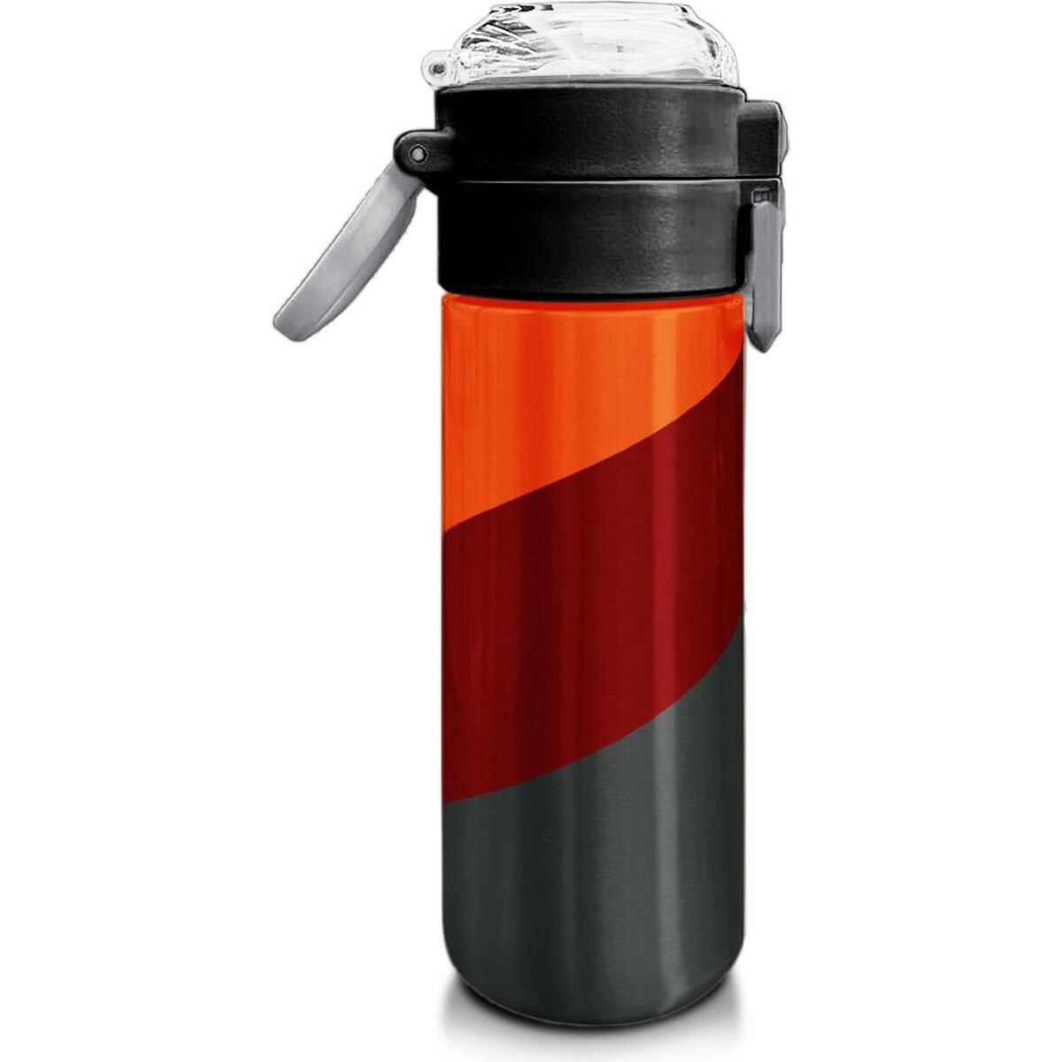 Coral High Kids Turuncu Bordo Desenli Pipetli ve Direkt Içim Çelik Termos 500 ml 31892