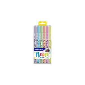 Pensan Jel Kalem Jely 1.MM Neon Krş 6 Lı 2801