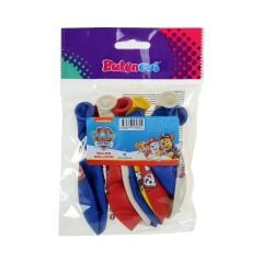 Balonevi LNP0855 4+1 Paw Patrol Refresh Baskılı Balon 12 Inç 8li -Balonevi