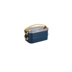 Vagonlife Iki/tek Katlı Paslanmaz Çelik Kolay Kilit Sefer Tası Yemek Kabı Gıda Kutusu/termal