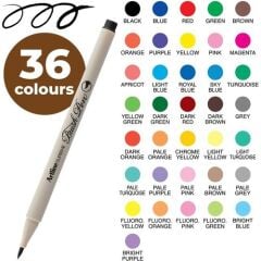 Artline Suprime Brush Pen Açık Sarı