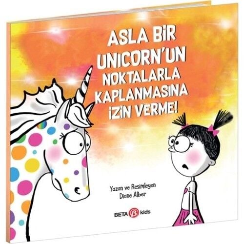 Asal Bir Unıcornu Noktalarla Kaplanmaıizin Verme (