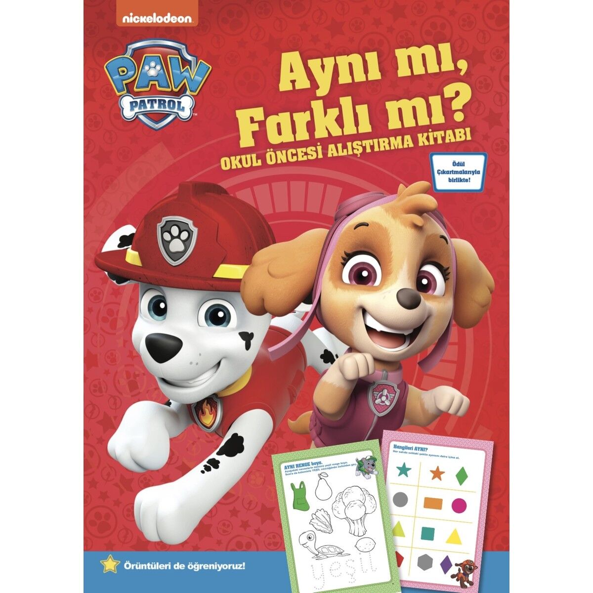 Paw Patrol - Aynı Mı, Farklı Mı? Okul Öncesi Alıştırma Kitabı