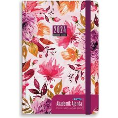 Gıpta Akademik Ajanda 2024 Sert Kapak Haftalık Dikişli 17X24-Renkli