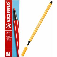 Keçe Uçlu Boya Kalemi 1 mm Açık Sarı 68/23 10 Lu Paket