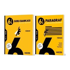 2026 6. Sınıf Türkçe + Paragraf Soru Bankası Seti 2 Kitap