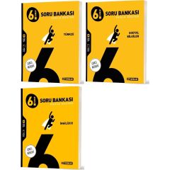 2026 6. Sınıf Türkçe + Sosyal + Ingilizce Soru Bankası Seti 3 Kitap