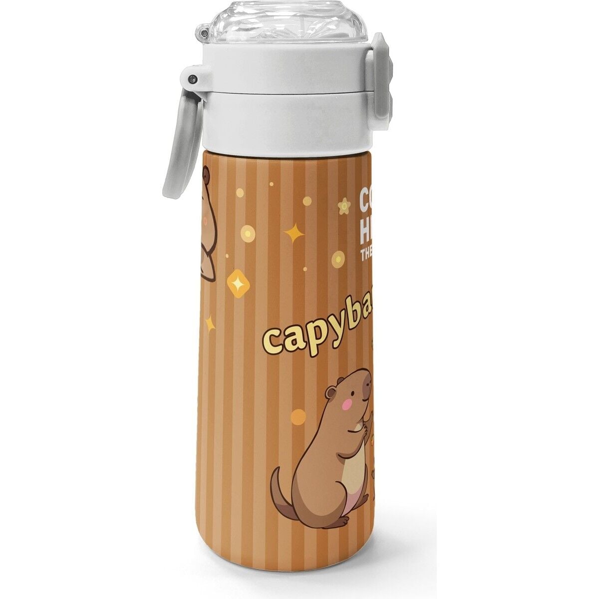 Coral High Kids Kapibara Desenli Pipetli ve Direkt Içim Çelik Termos 500 ml 31790
