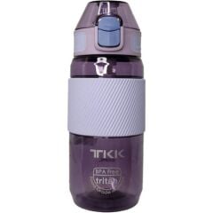 TKK 500 ml Eflatun Sİlikon Pipetli Tritan Suluk Matara