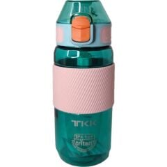TKK 500 ml Yeşil Sİlikon Pipetli Tritan Suluk Matara