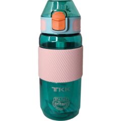 TKK 500 ml Yeşil Sİlikon Pipetli Tritan Suluk Matara