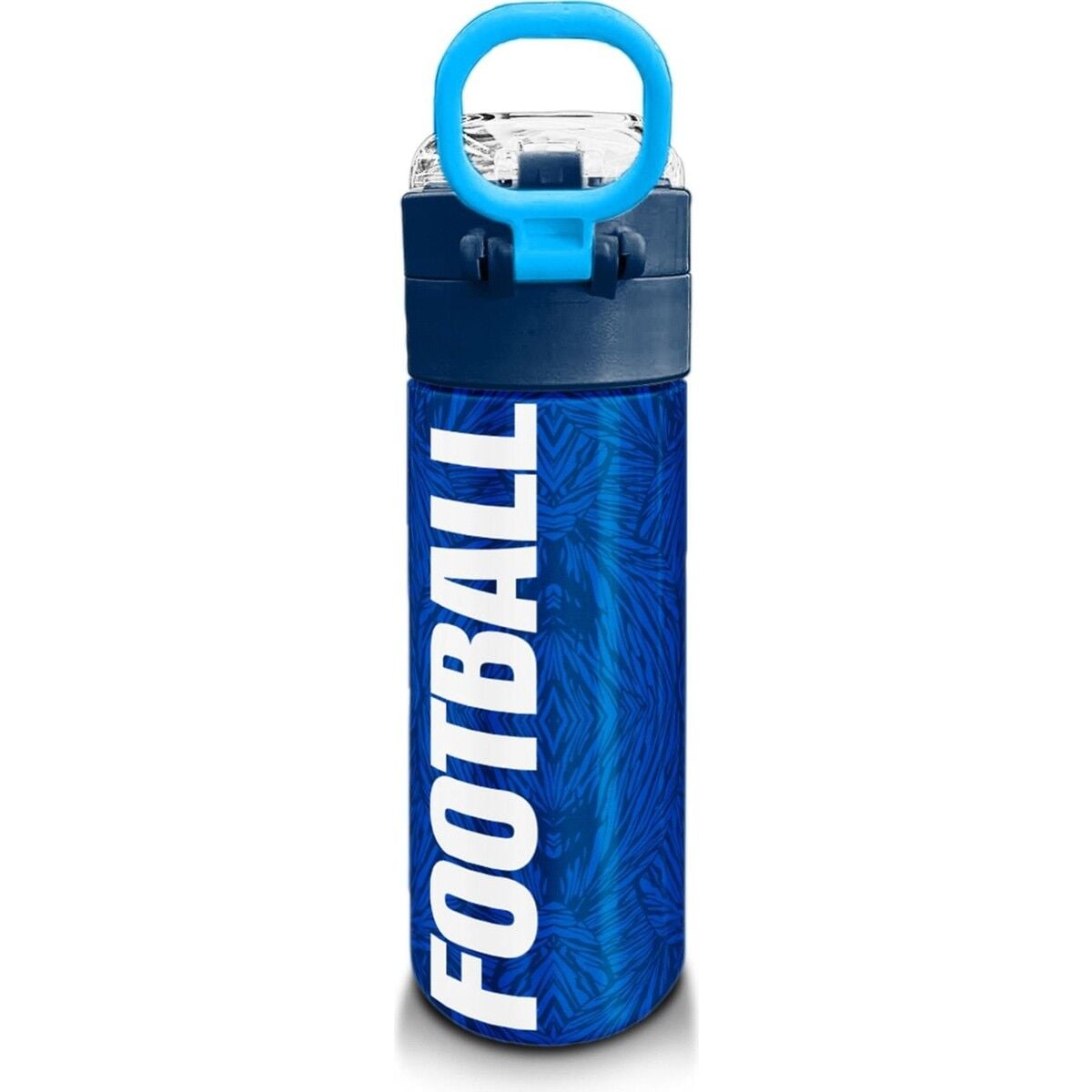 Coral High Kids Lacivert Saks Futbol Desenli Pipetli ve Direkt Içim Çelik Termos 500 ml 31897