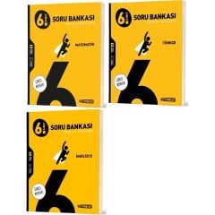 2026 6. Sınıf Matematik + Türkçe + Ingilizce Soru Bankası Seti 3 Kitap