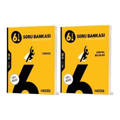 2026 6. Sınıf Türkçe + Sosyal Bilgiler Soru Bankası Seti 2 Kitap