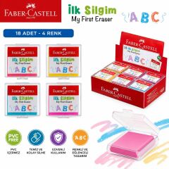 Castell Ilk Silgim 18 Li Paket Hamur Silgi Çokrenkli