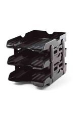 Mas Evrak Rafı 3 Lü Siyah 823