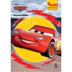 Dısney          Arabalar          Neon Çıkartmalı Boyama Kitabı