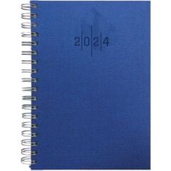 Liz 17x24 Termo Deri Spiralli Ajanda Lacivert