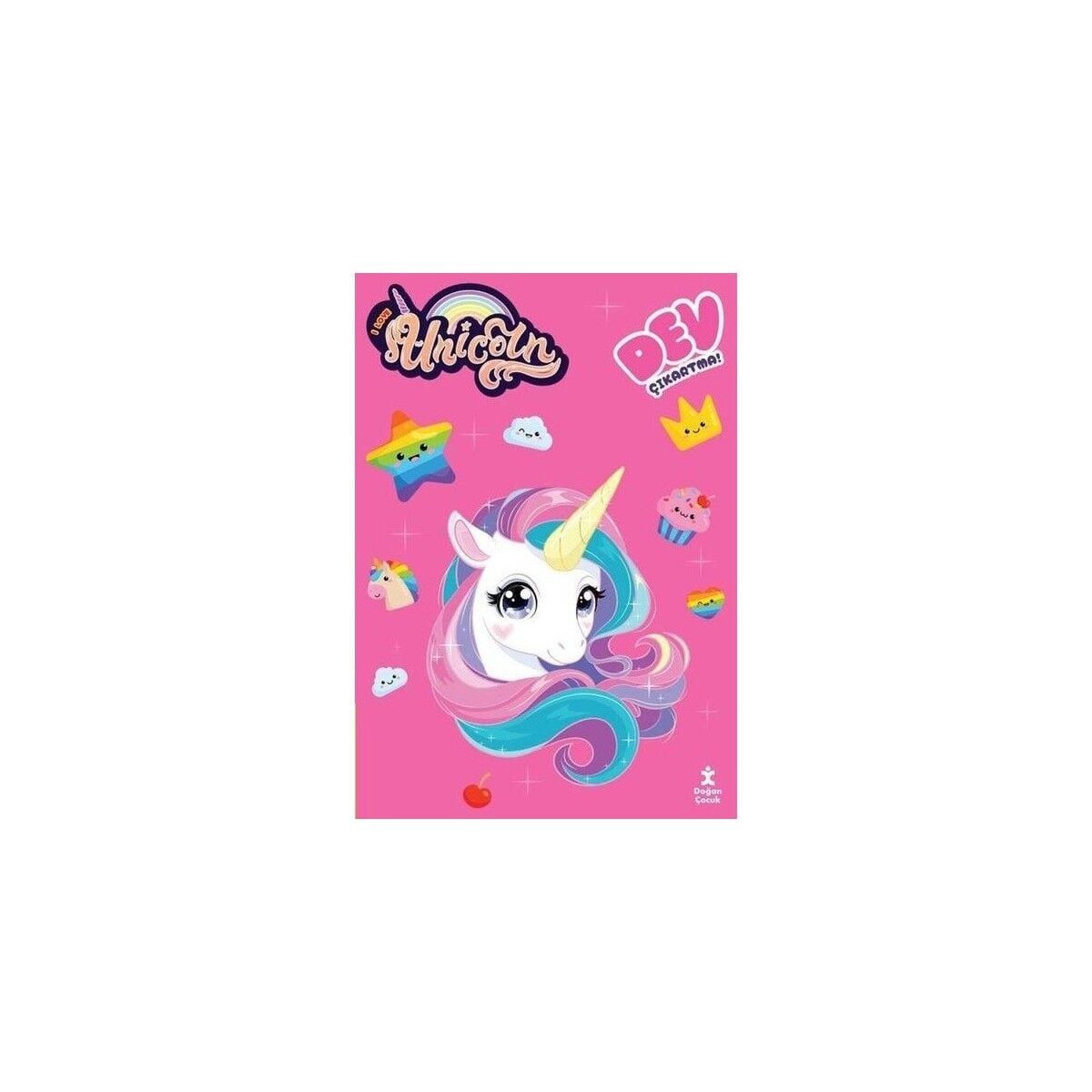 Doğan  Unicorn  Dev  Çıkartmalı Boyama