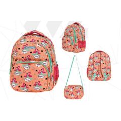 Oval İlkokul Çantası (flamingo Samon)