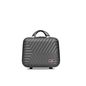 Zümrüt Kırtasiye G&d Polo Suitcase Abs Gümüş Gri Makyaj & El Çantası