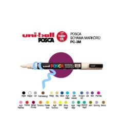 Uni Posca 0.9-1.3 Su Bazlı Poster Markörü Kırmızı